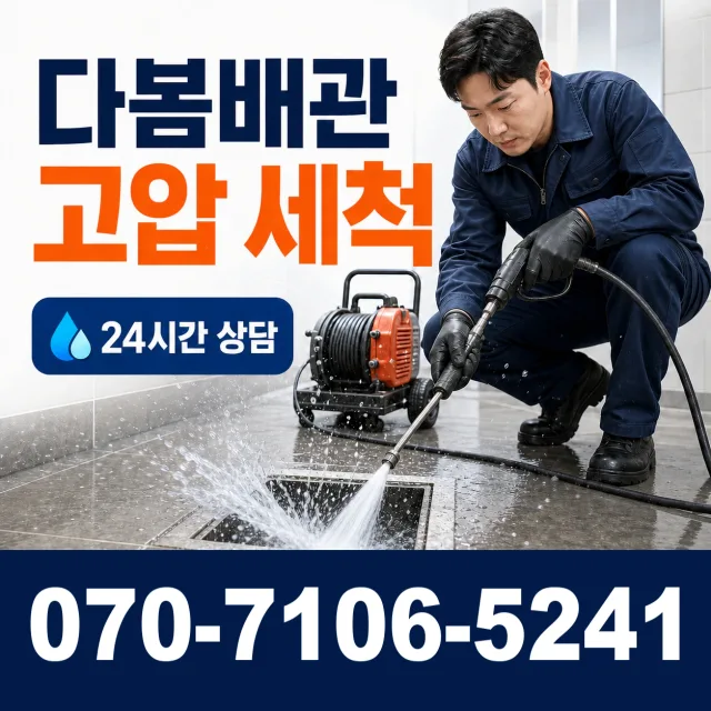 전남광주 신안군 하의면 장병도길 배관막힘 상담 이미지 4